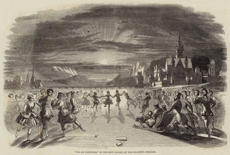 "Pas de Patineurs," in the New Ballet, at Her Majesty
