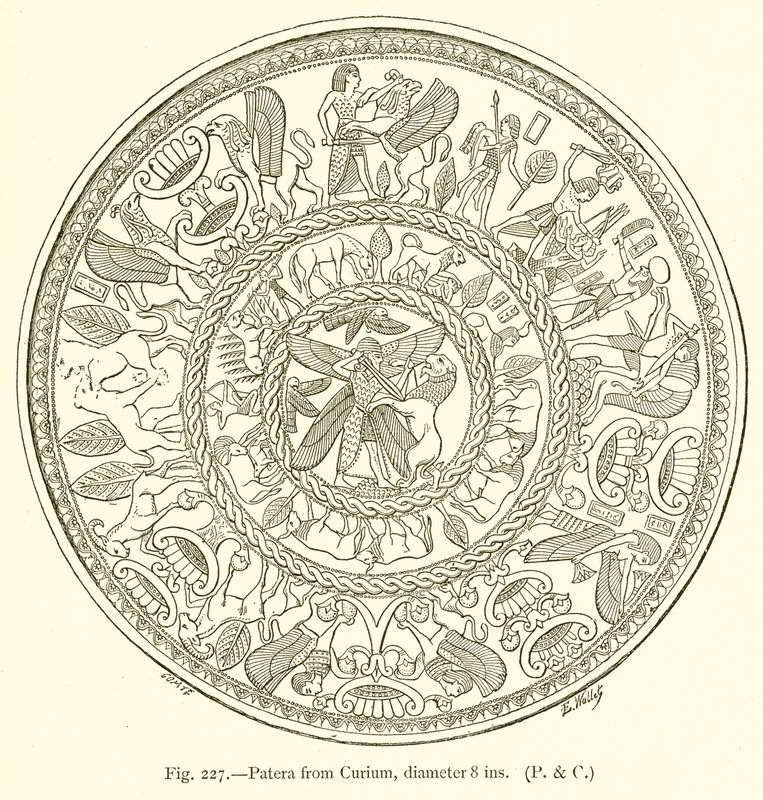 来自Curium的Patera，直径8英寸 作者 英语学校