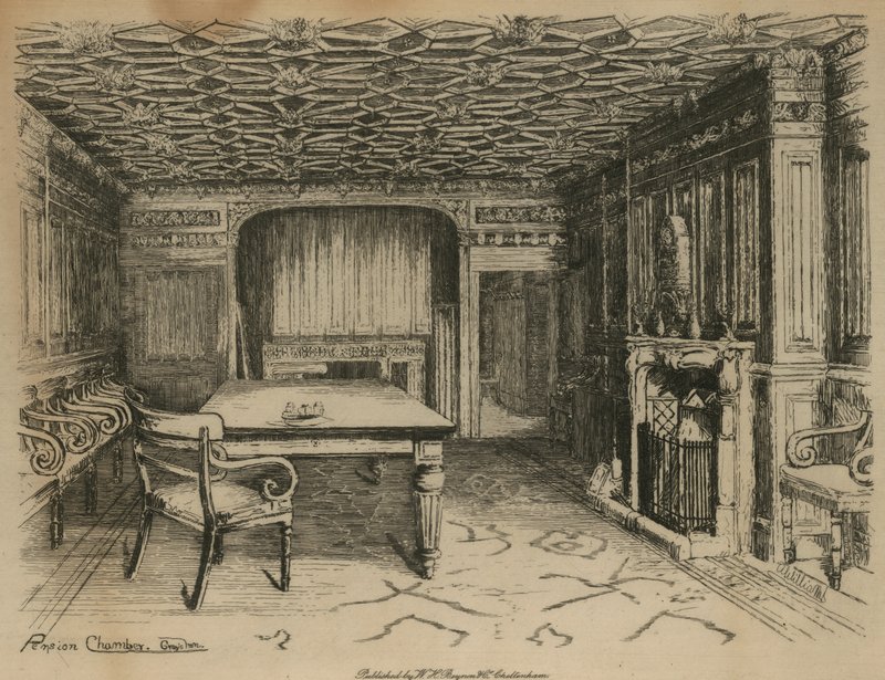 Pension Chamber，Grays Inn，伦敦 作者 英语学校