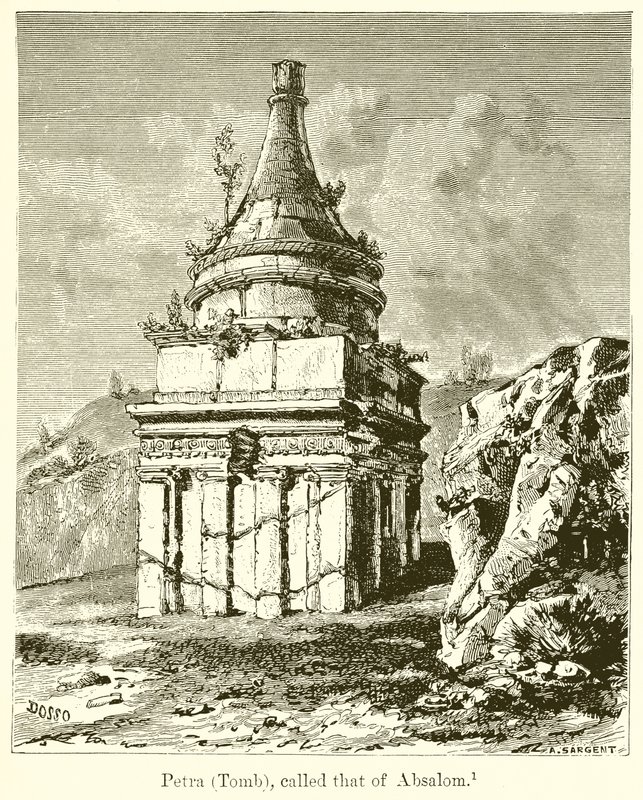 佩特拉（坟墓），称为押沙龙 作者 英语学校