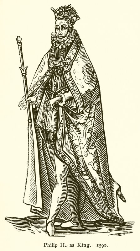 菲利普二世为国王。 1590 作者 英语学校