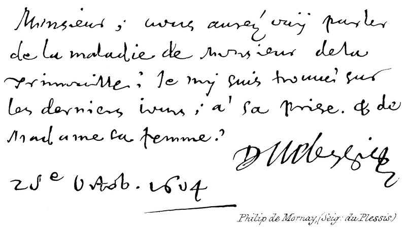 Philip de Mornay，（Seig：du Plessis） 作者 英语学校
