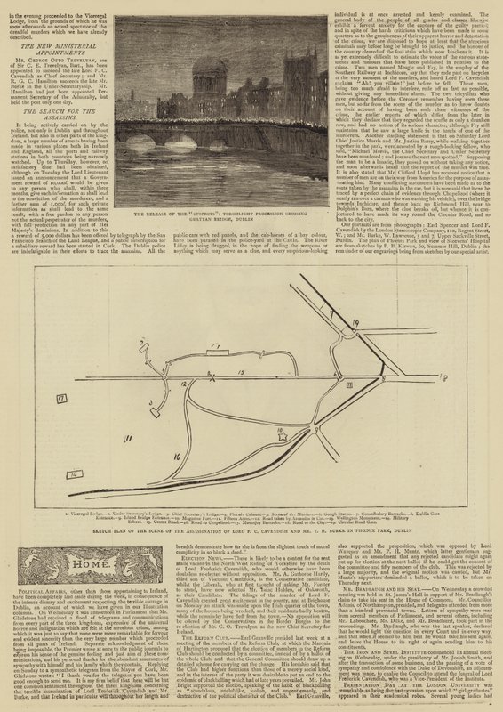 Phoenix Park Murders (engraving) 作者 英语学校