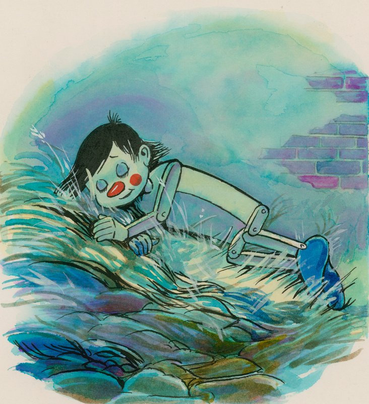 匹诺曹（纸上水粉） 作者 英语学校