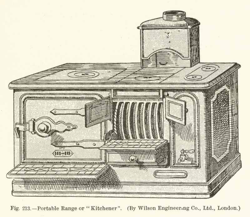 便携式系列或Kitchener，由Wilson Engineering Company提供;伦敦 作者 英语学校