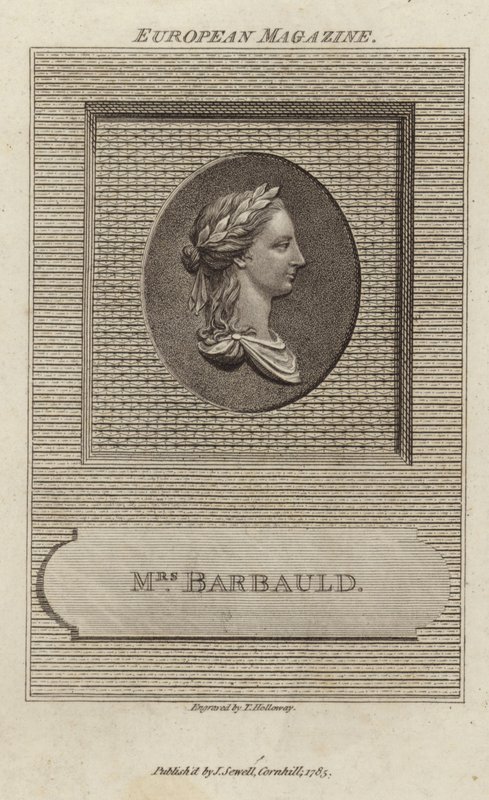 安娜Laetitia Barbauld画象 作者 英语学校