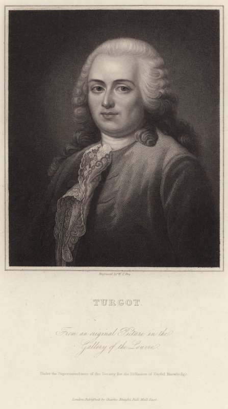 Anne-Robert-Jacques Turgot的肖像 作者 英语学校