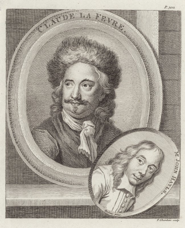 Claude le Fevre和John Hayls的肖像 作者 英语学校