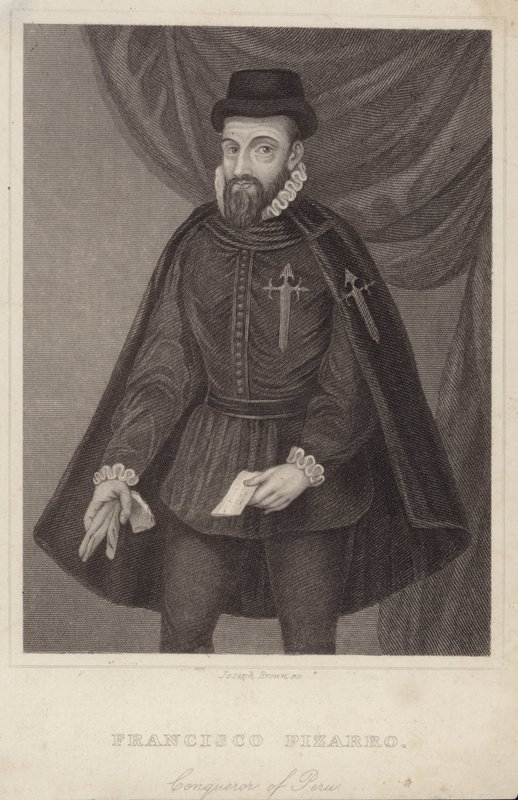 Francisco Pizarro的肖像 作者 英语学校