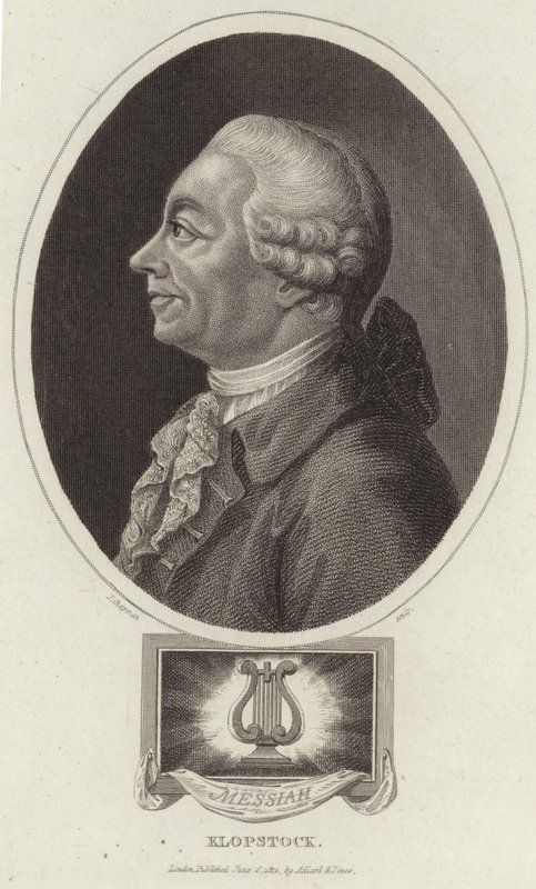 Friedrich Gottlieb Klopstock的肖像 作者 英语学校