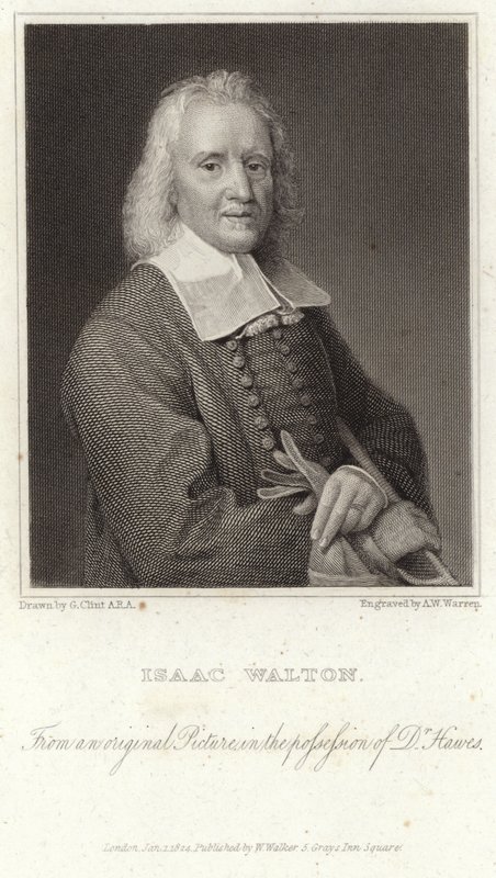 Izaak Walton的肖像 作者 英语学校