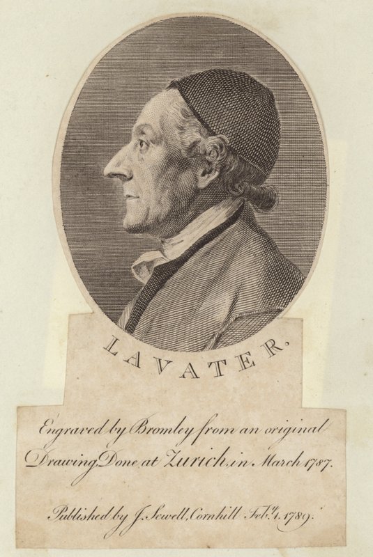 Johann Kaspar Lavater的肖像 作者 英语学校