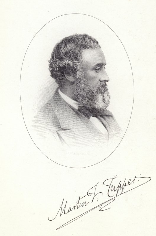 Martin Farquhar Tupper的肖像 作者 英语学校