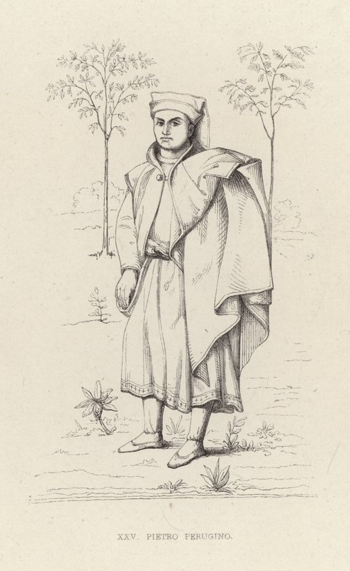Pietro Perugino的肖像 作者 英语学校