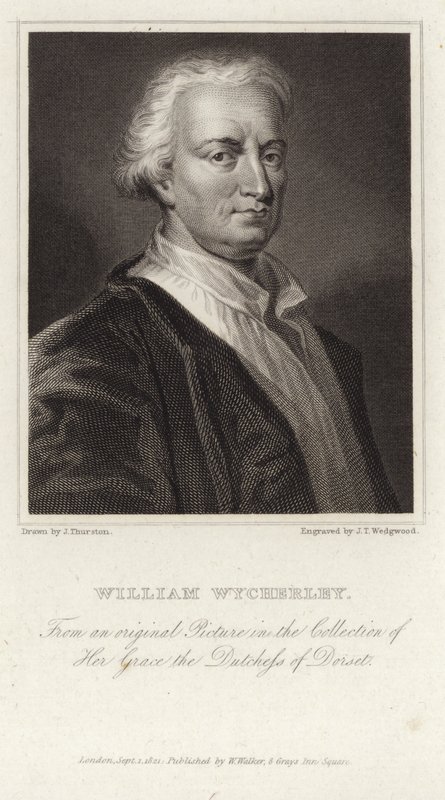 William Wycherley的肖像 作者 英语学校