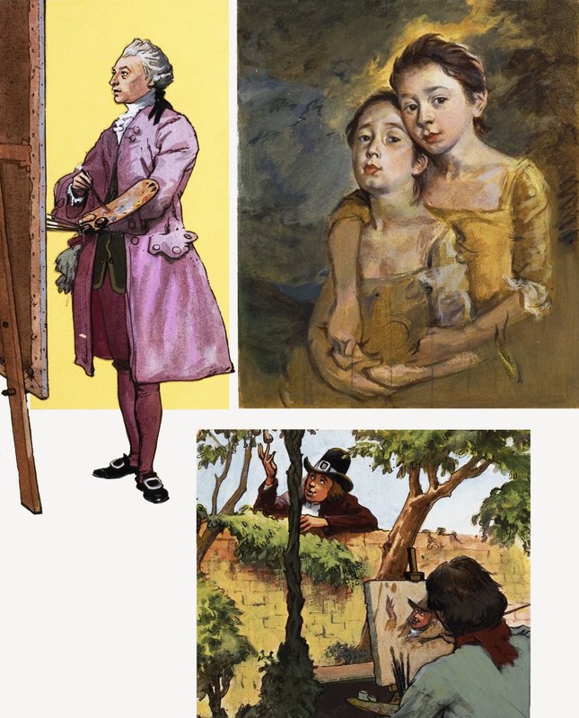 画家的肖像：面孔是他的财富 作者 英语学校