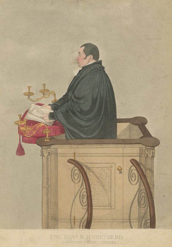 牧师Richard Herne Shepherd的肖像 作者 英语学校