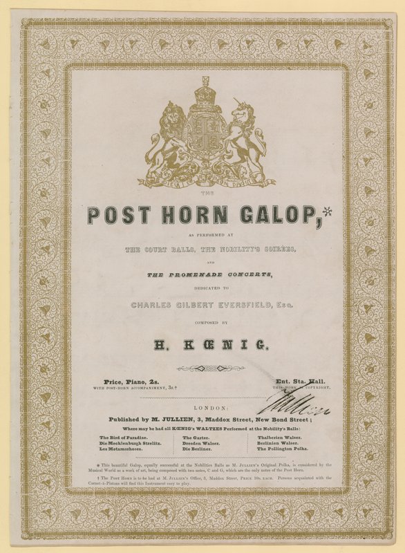 Post Horn Galop 作者 英语学校