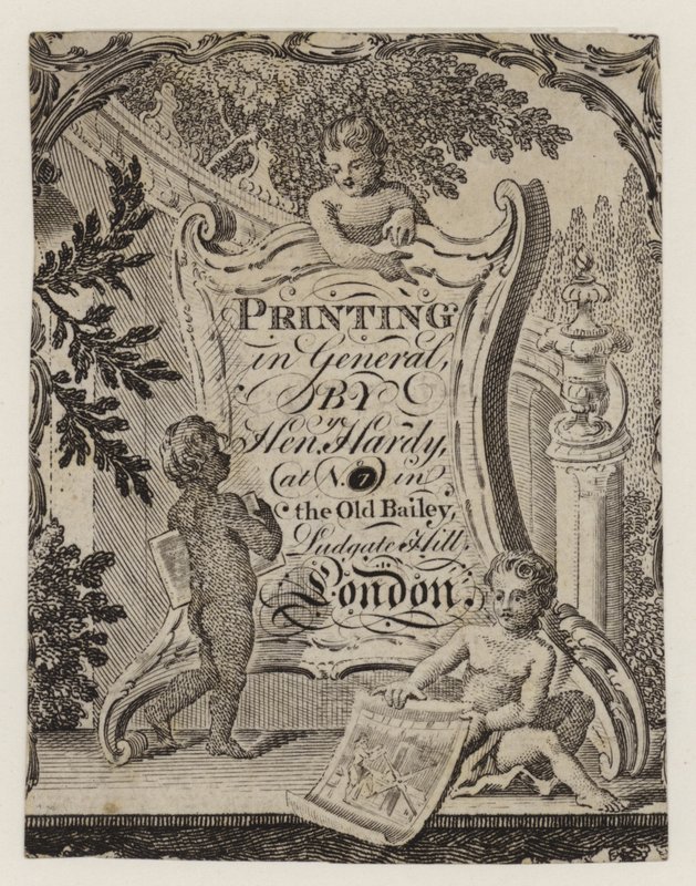 打印机，Henry Hardy，交易卡 作者 英语学校