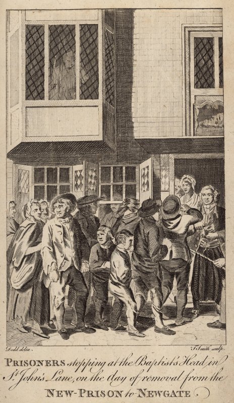 囚犯在St Johns Lane的Baptists Head停留 作者 英语学校