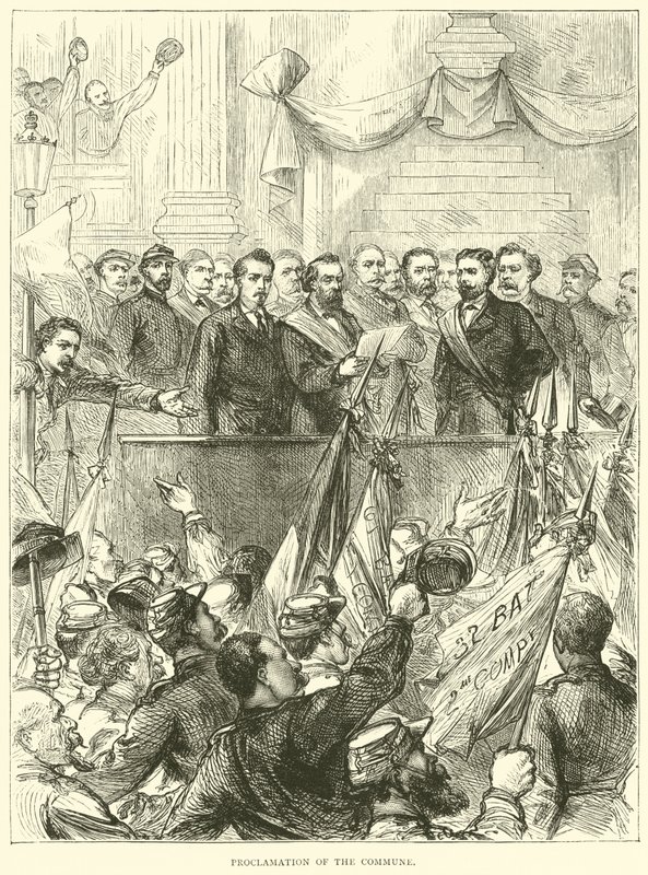 1871年3月宣布公社 作者 英语学校