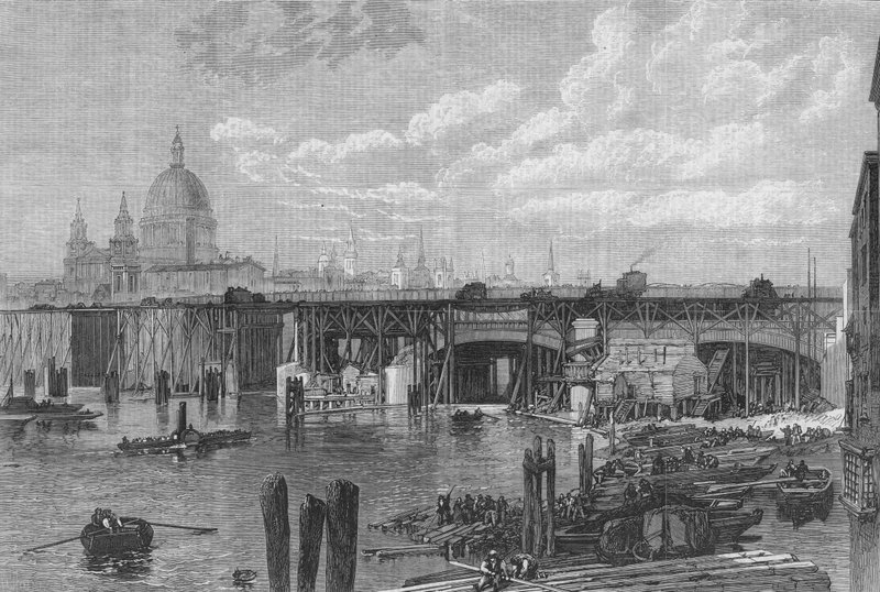 新Blackfriars桥建设进展 作者 英语学校