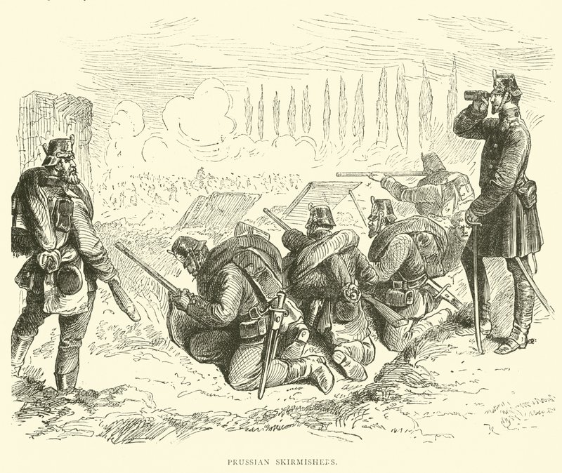 普鲁士散兵，1871年2月 作者 英语学校