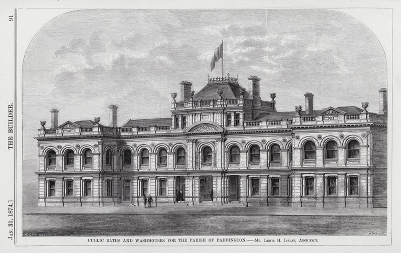 Public Baths and Washhouses for the Parish of Paddington (engraving) 作者 英语学校