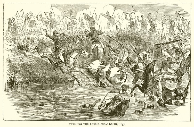 1857年从德里追捕叛军 作者 英语学校