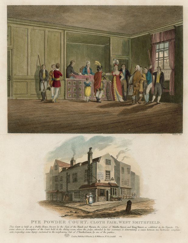 Pye Powder Court，Cloth Fair，West Smithfield 作者 英语学校