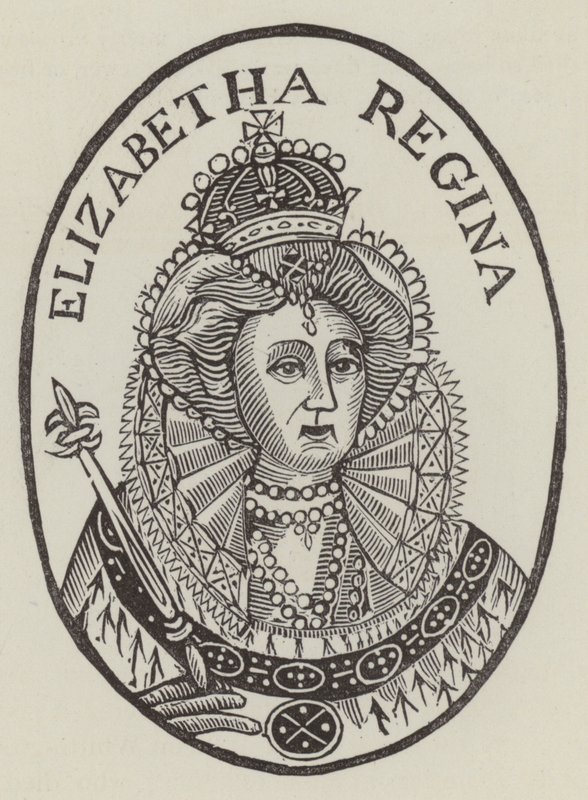 伊丽莎白一世女王（雕刻 作者 英语学校