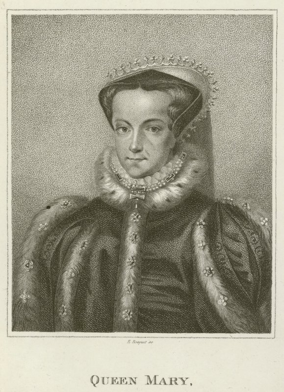 Queen Mary (engraving) 作者 英语学校