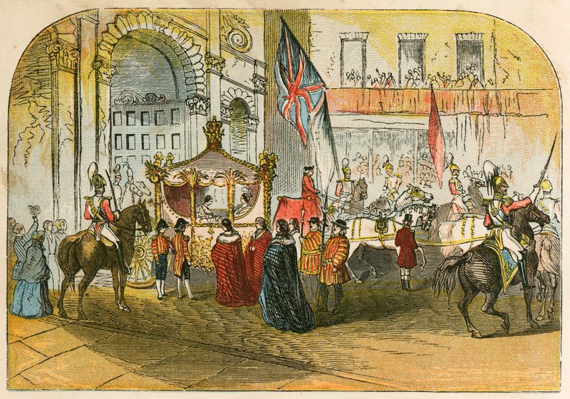 维多利亚女王首次访问该市（1837年11月9日） 作者 英语学校