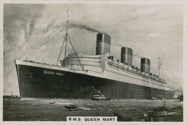 RMS Queen Mary，Cunard远洋班轮 作者 英语学校