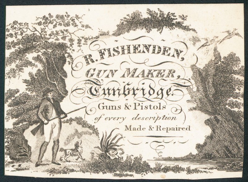 R Fishenden，枪械制造商，贸易卡 作者 英语学校