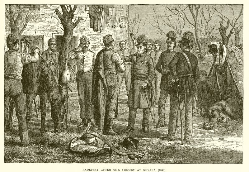 拉瓦茨基在诺瓦拉（1849年）胜利后 作者 英语学校