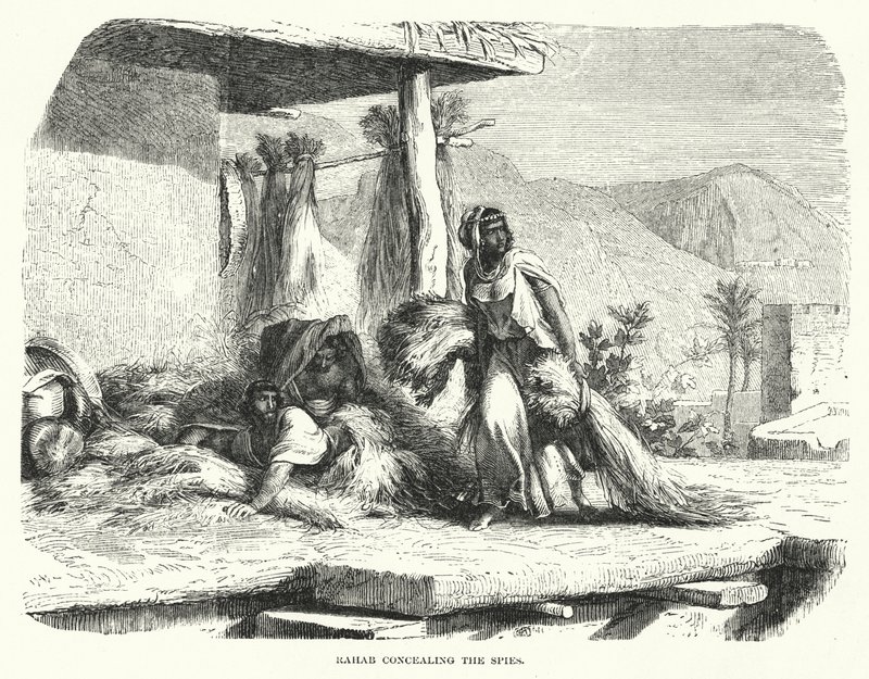 Rahab concealing the Spies (engraving) 作者 英语学校