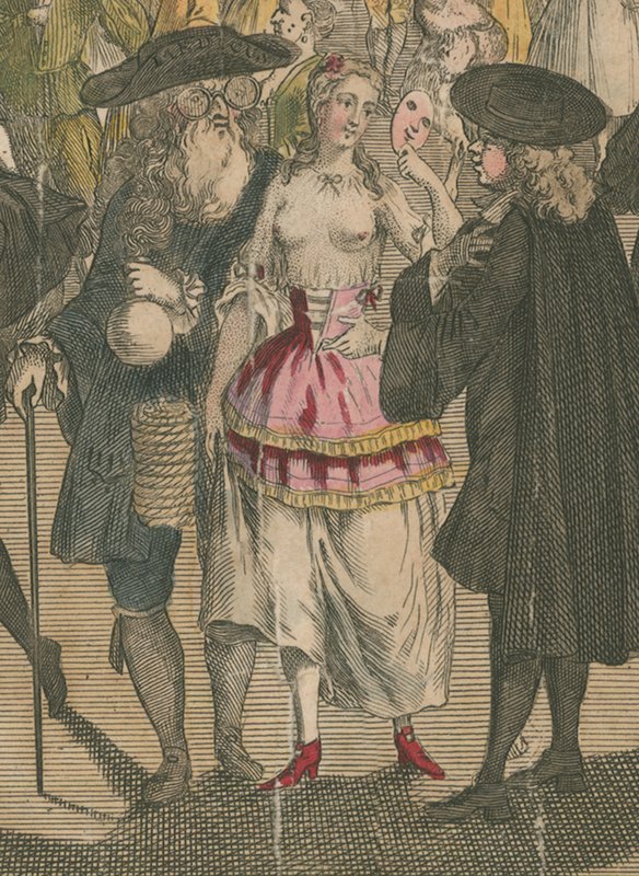 拉内拉花园。 1749年威尼斯大使化妆舞会 作者 英语学校