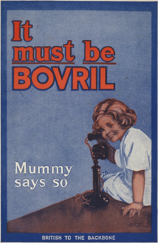 Bovril Handy书的后盖和战争的日记 作者 英语学校