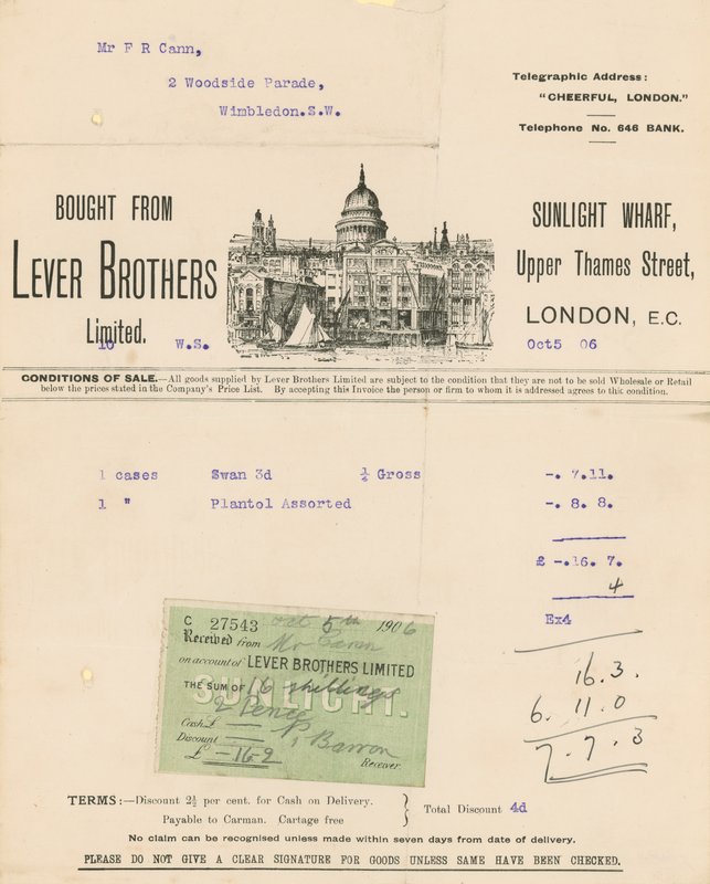 收到Lever Brothers Limited 作者 英语学校