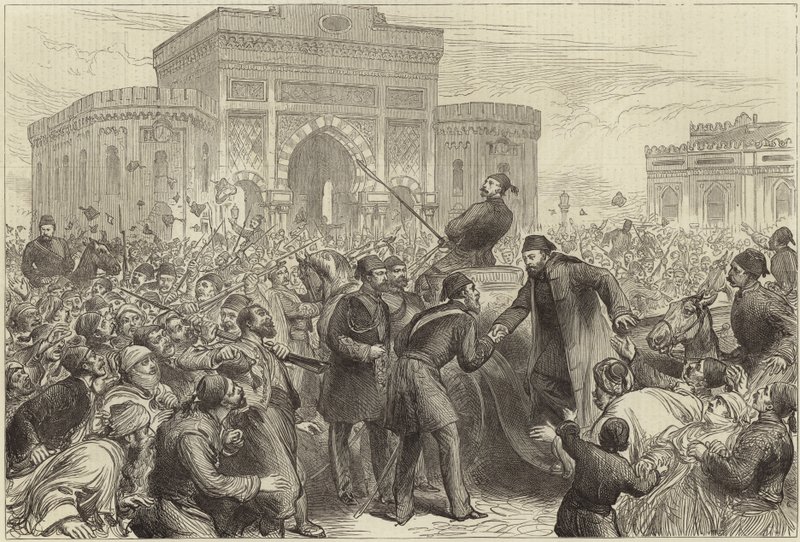 在Serskierate接待Osman Pasha 作者 英语学校