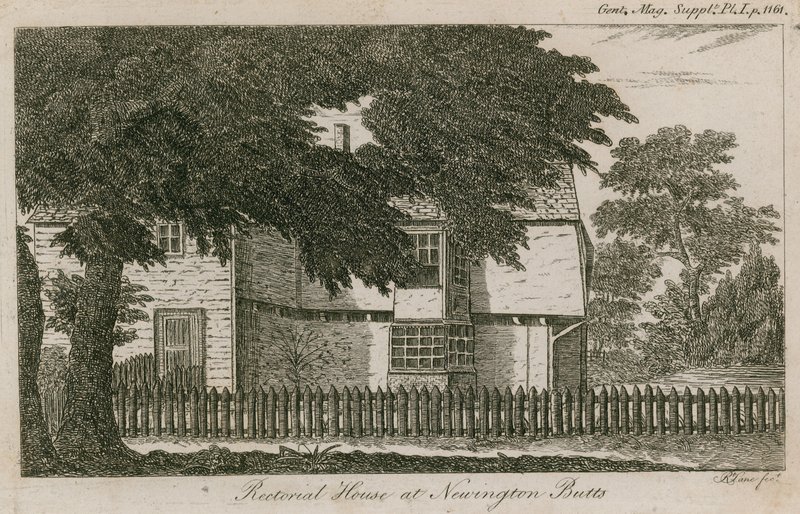 Newington Butts，Southwark，伦敦的Rectorial House 作者 英语学校