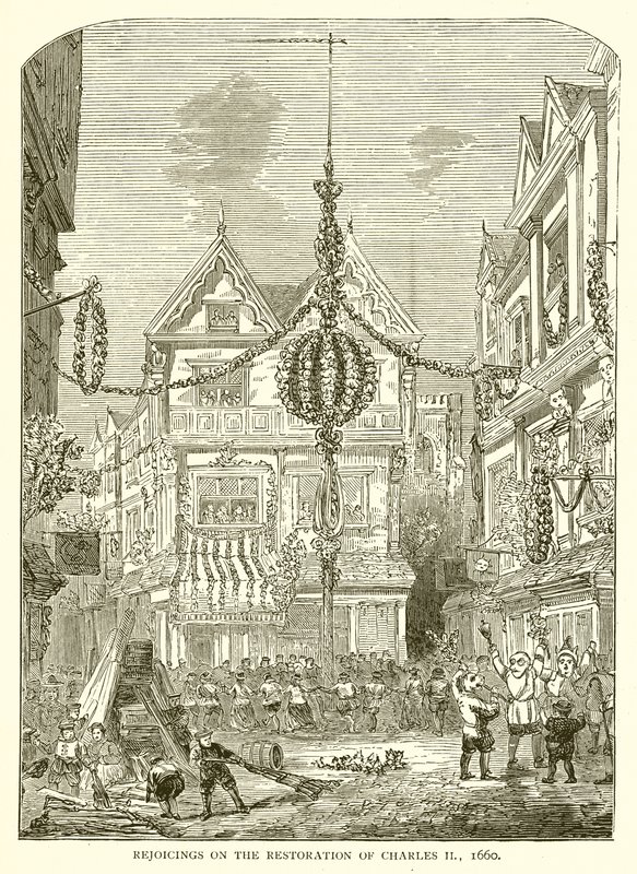 对查理二世复辟的喜爱，1660年 作者 英语学校