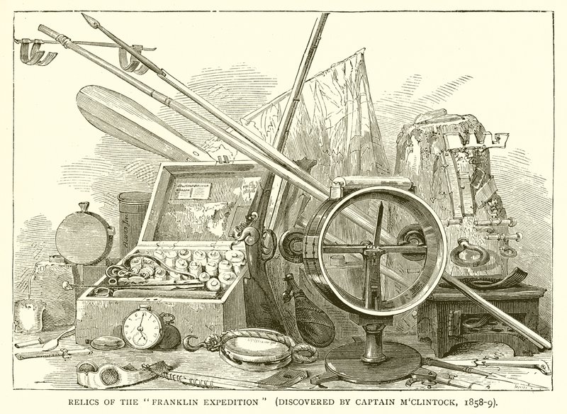 富兰克林远征的遗物（由MClintock船长发现，1858-9） 作者 英语学校