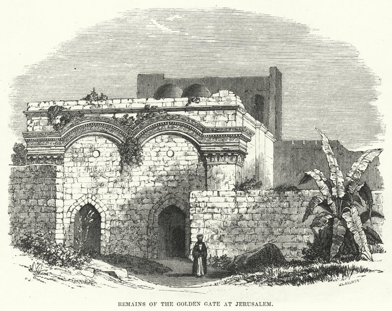 Remains of the Golden Gate at Jerusalem (engraving) 作者 英语学校
