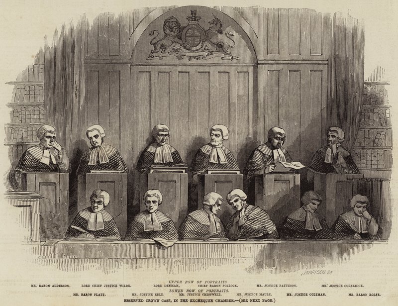 Reserved Crown Case, in the Exchequer Chamber (engraving) 作者 英语学校
