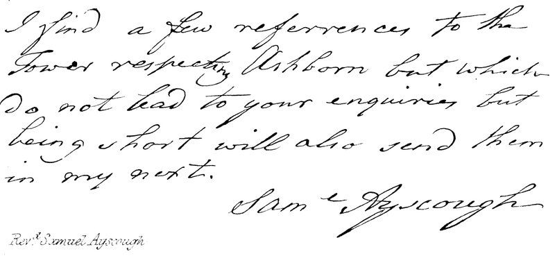 Revd Samuel Ayscough 作者 英语学校