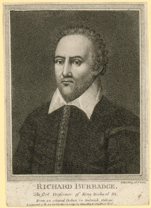 Richard Burbadge，King Richard III的第一位演员 作者 英语学校