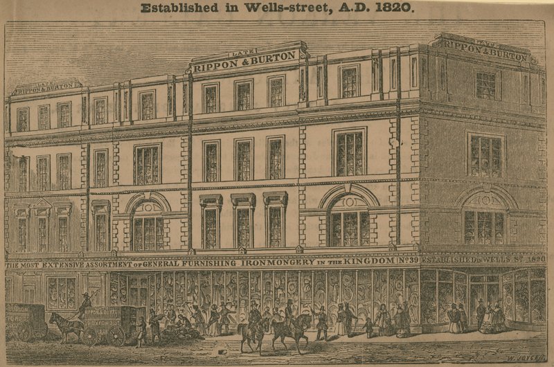 Rippon和Burton，百货商店，成立于1820年 作者 英语学校
