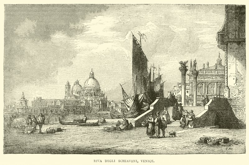 Riva Degli Schiavoni，威尼斯 作者 英语学校